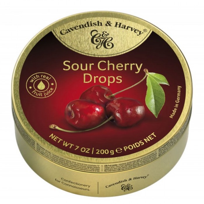 Cavendish & Harvey Sour Cherry Drops 200g