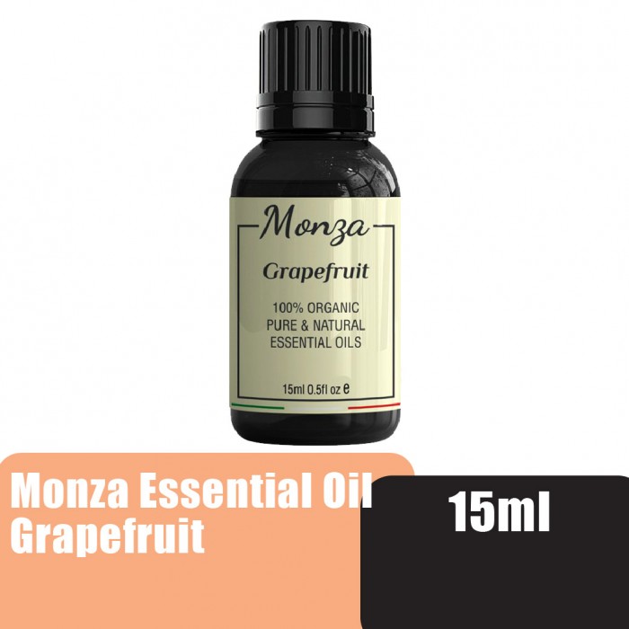 Monza Grapefruit Essential Oil 15ml - Aromatherapy Diffuser Humidifier, Massage Aromatherapy Oil Minyak Urut Aromaterapi