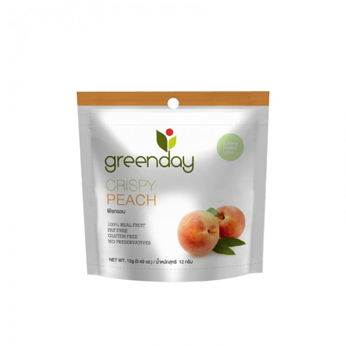 Greenday Snack 12g - Crispy Peach