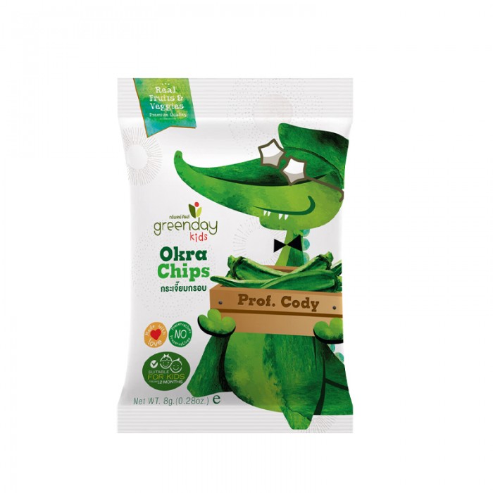 Greenday Snack 8g - Okra Chips