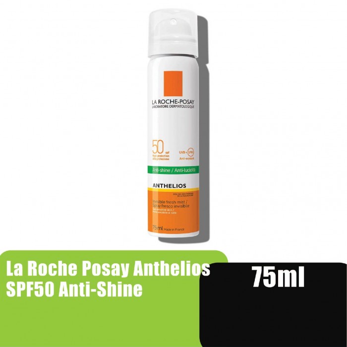 LA ROCHE POSAY Anthelios Invisible Mist SPF 50 Facial Sunscreen Spray 75ml - For Sensitive, Oily Skin 防曬噴霧