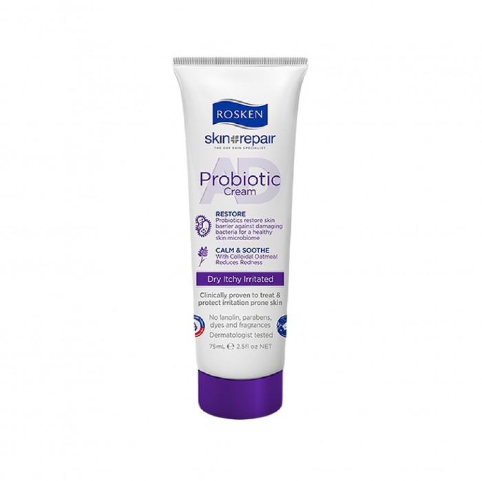 Rosken Probiotic Cream 75ml - Dry Itchy Irritated