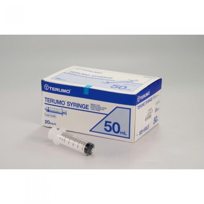 Terumo Syringe 50ml - luer lock 20's