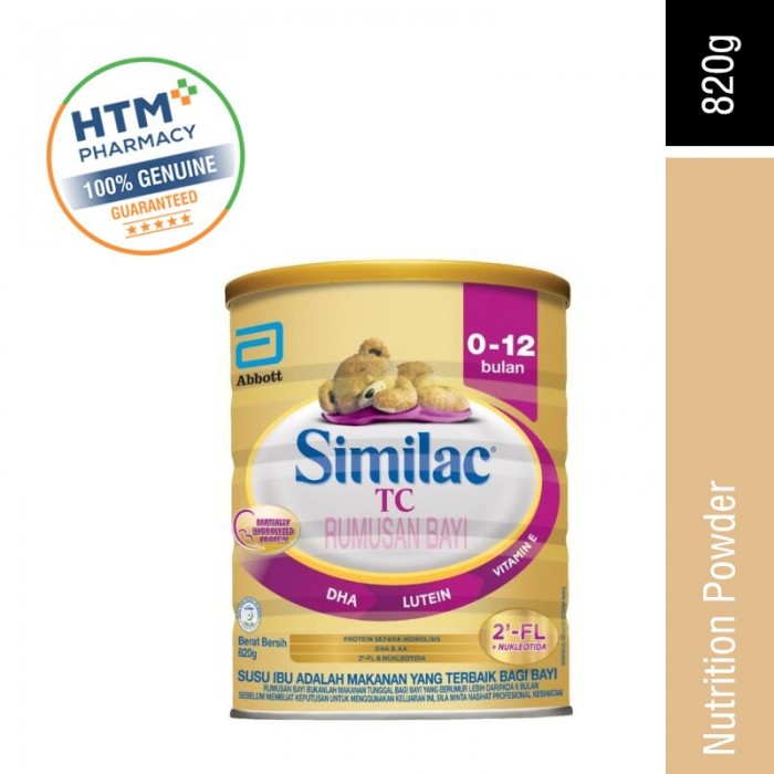 SIMILAC TOTAL COMFORT (TC) 820G 0-12 BULAN (NEW)