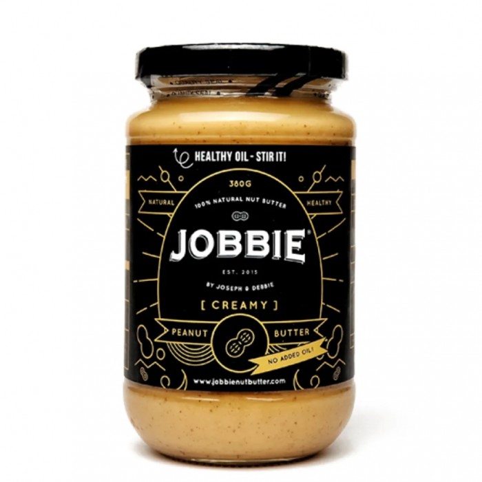 Jobbie Jam Creamy Classic Peanut Butter 380g