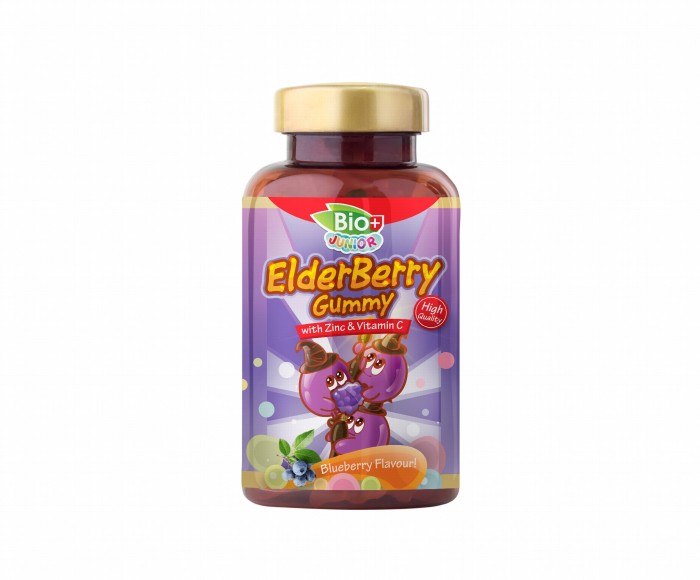 Bio+ Junior Elderberry Gummy with Zinc & Vitamin 60's