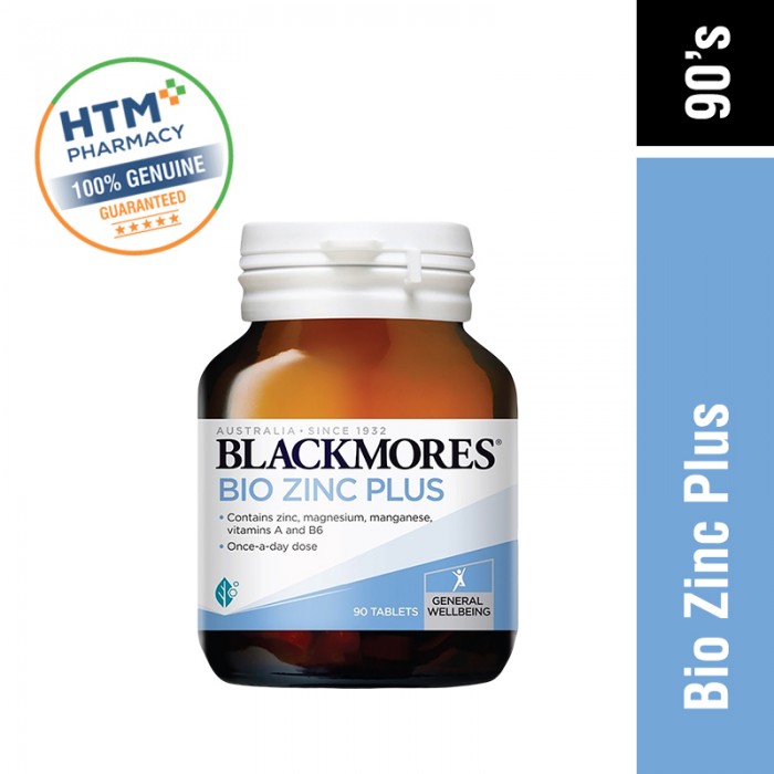 Blackmores Bio Zinc Plus 90's (New)