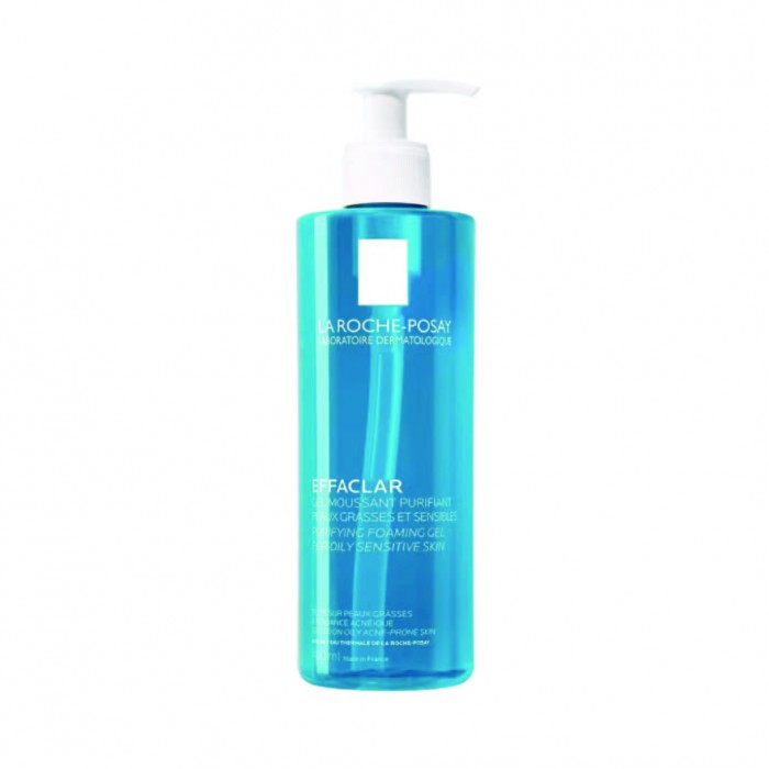 LA ROCHE POSAY Effaclar Purifying Foaming Gel Cleanser 400ml - Facial Cleanser For Oily Acne Prone & Sensitive Skin