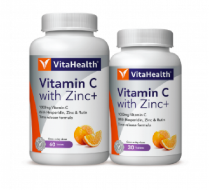 Vitahealth Vitamin C With Zinc 1000mg 60+30