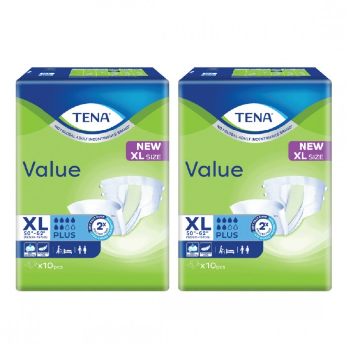 Tena Value XL 10's x 2 Foc Bakul Simpanan