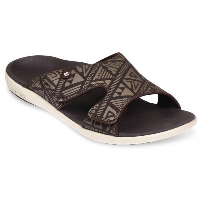 Spenco Mens Kholo Tribal Slide Coffee Bean (Size 11)###