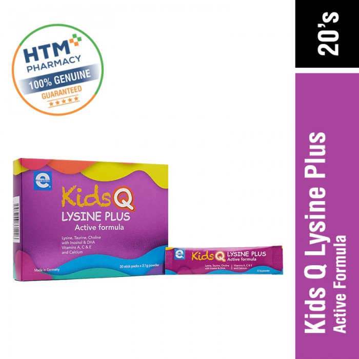 Eurobio Kids Q Lysine Plus Active Formula 20's