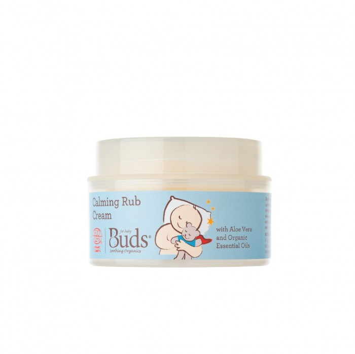 Buds Soothing Oragnics Peppermint & Ginger Calming Rub Cream 30ml with aloe vera (Suitable for Newborn)