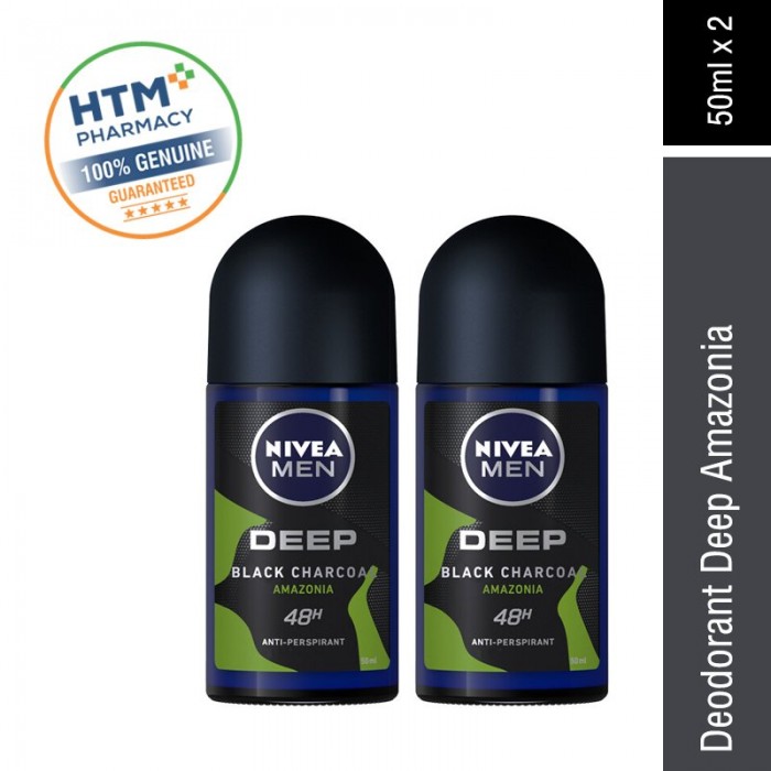 Nivea Deep Amazonia 2 x 50ML - Roll On