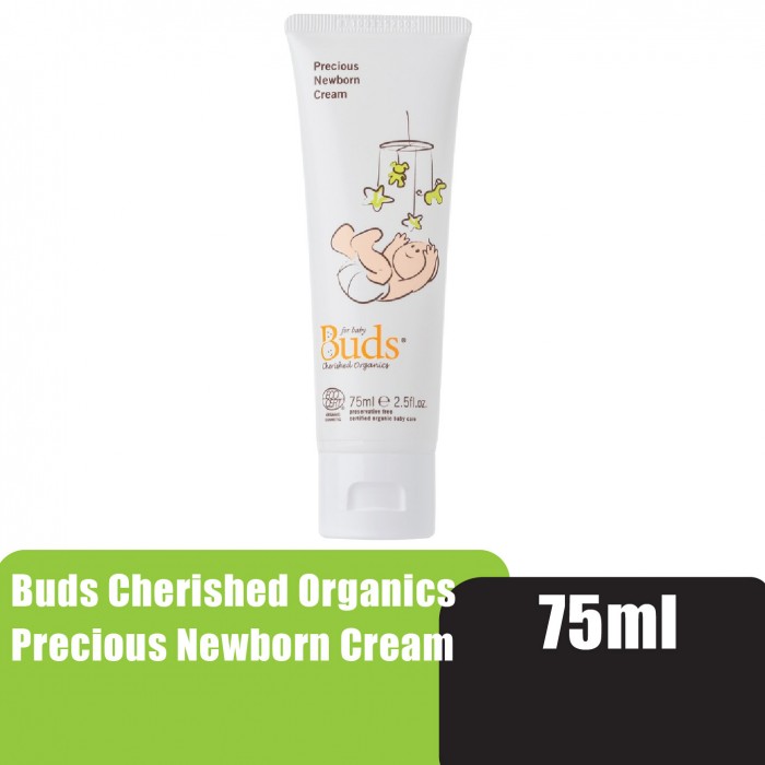 Buds Cherished Organics Precious Newborn Hydration Cream 75ml contains with jojoba oil & shea butter