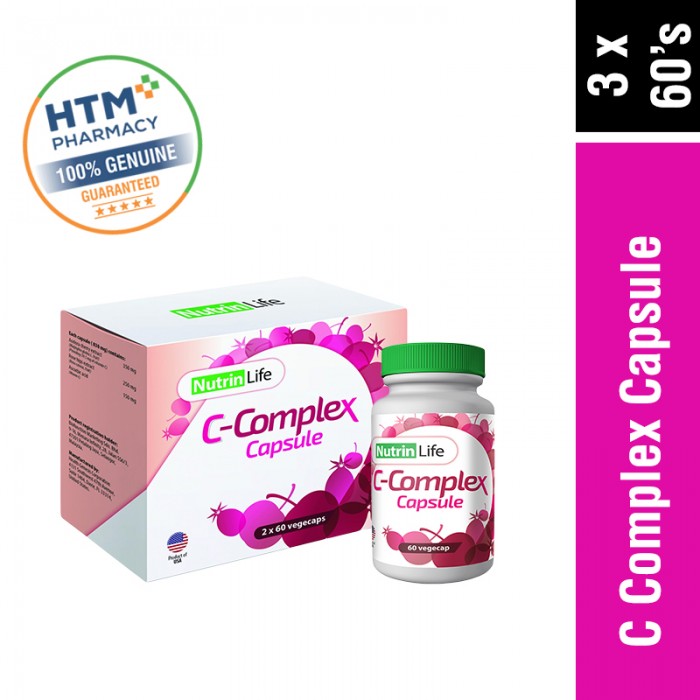 [VITAMIN C] NutrinLife C - Complex 60's x 3