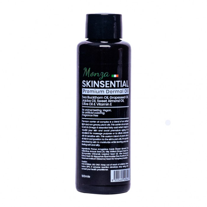 Monza Skinsential Premium Dermal Oil 100g - Jojoba Oil for Massage Aromatherapy Oil Relax Minyak Urut Aromaterapi 精油 按摩精