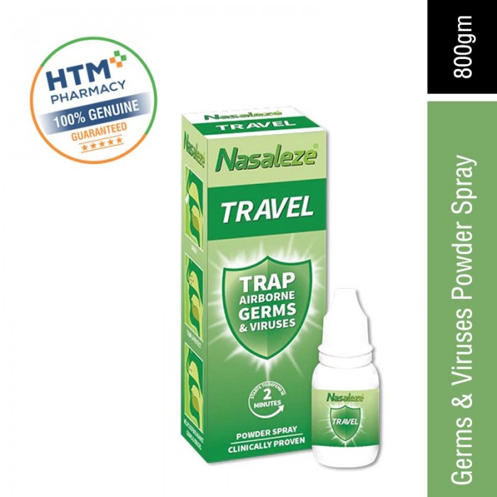 Nasaleze Travel Trap Airborne Germs & Viruses Powder Spray 800gm