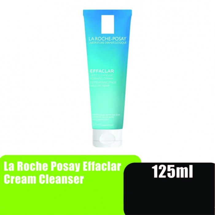 LA ROCHE POSAY Effaclar Cream Facial Cleanser For Oily Skin 125ml - Anti Acne / Jerawat Cleanser 洗面奶