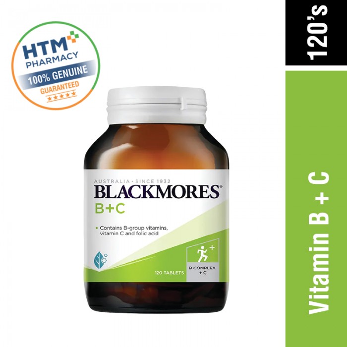 Blackmores Vitamin B + C 120's (New)