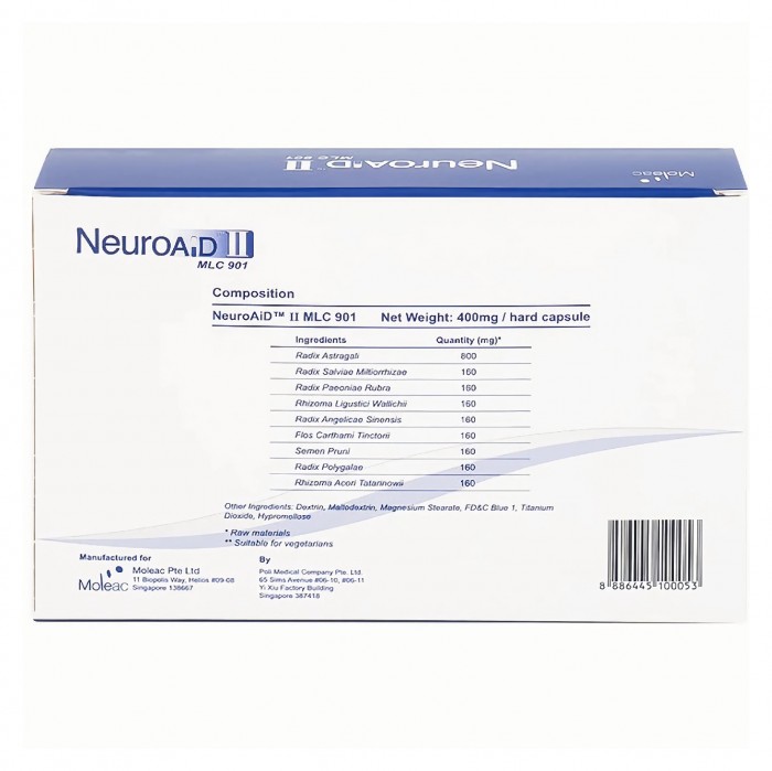 NEUROAID II MLC 901 Capsules 180's - For General Health Maintenance & Strengthening Body