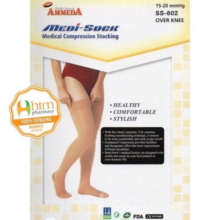 Ammeda Medical Compression Stocking Over Knee XXXL (SS602)