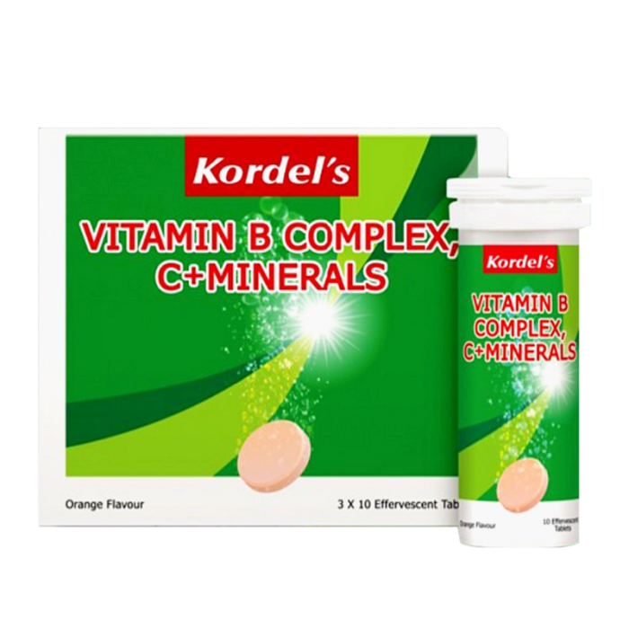 Kordel's Vitamin B Complex C+ Minerals 10's x 3