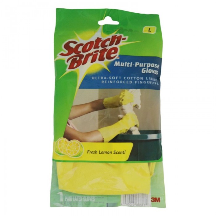 Scotch-Brite Multi Purpose Gloves (491Y) - Large