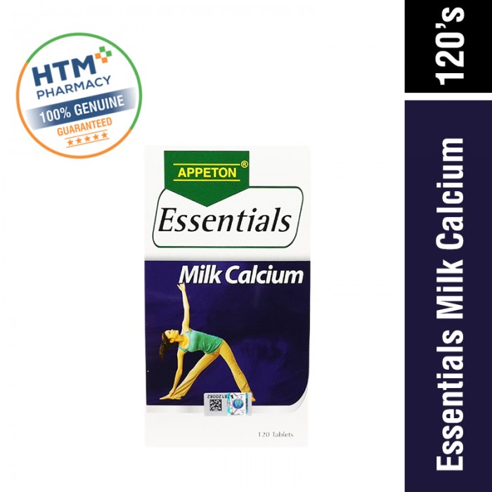 Appeton Essentials Milk Calcium 120'S