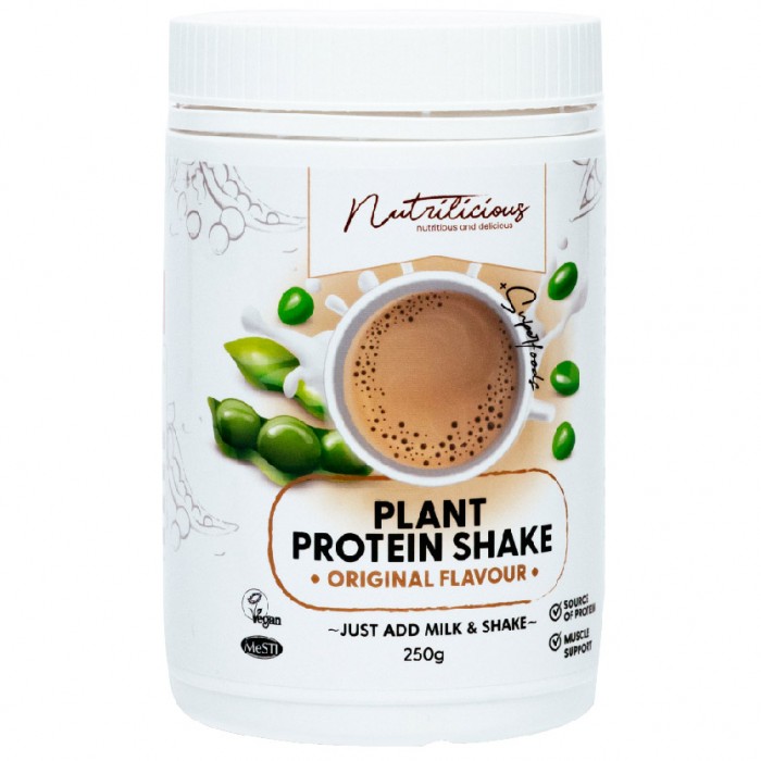 NUTRILICIOUS Plant Based Protein Powder Original 250g | Plant Protein Shake ( Protein Drink / 蛋白粉 )