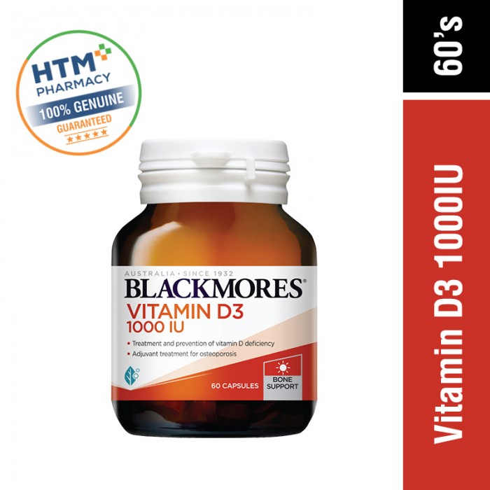 Blackmores Vitamin D3 1000IU 60's (New)