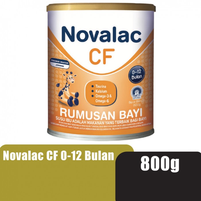 NOVALAC CF 800G 0-12 BULAN (NEW)