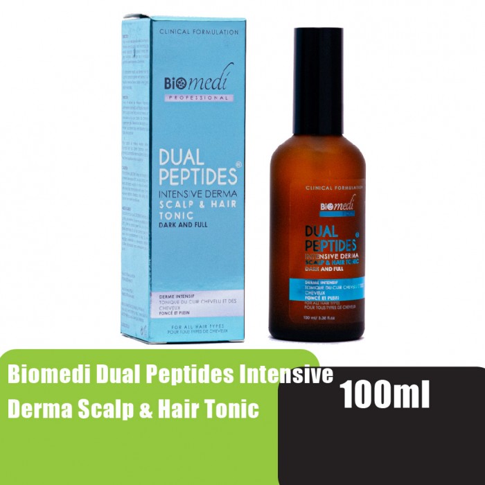 BIOMEDI Dual Peptide Intensive Derma Scalp & Hair Tonic 100ml For Hair Growth, Hair Fall & Grey Hair