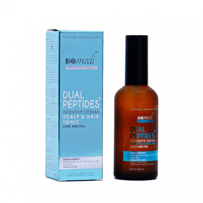 BIOMEDI Dual Peptide Intensive Derma Scalp & Hair Tonic 100ml For Hair Growth, Hair Fall & Grey Hair