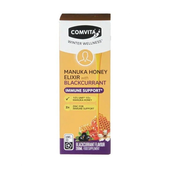 Comvita Manuka Honey & Blackcurrant Gummies 60's