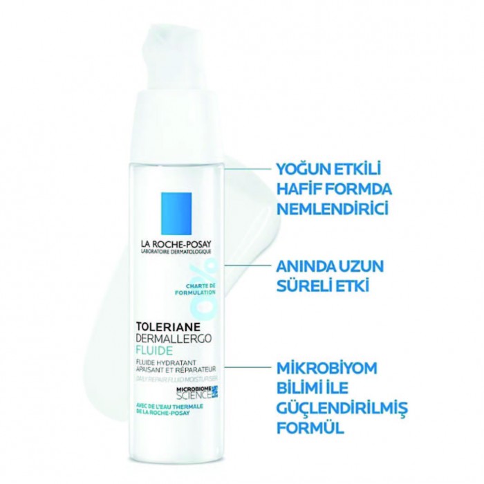 LA ROCHE POSAY Toleriane Dermallergo Fluide Moisturizer 40ml - Fluid Moisturizer For Sensitive, Oily Skin 乳液