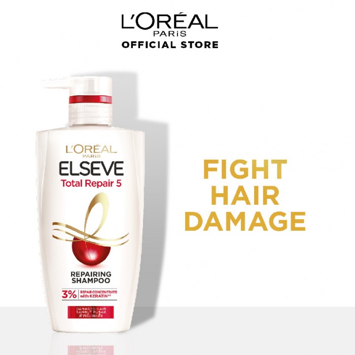 Loreal Elseve Total Repair 5 Shampoo 620ml - Repairing