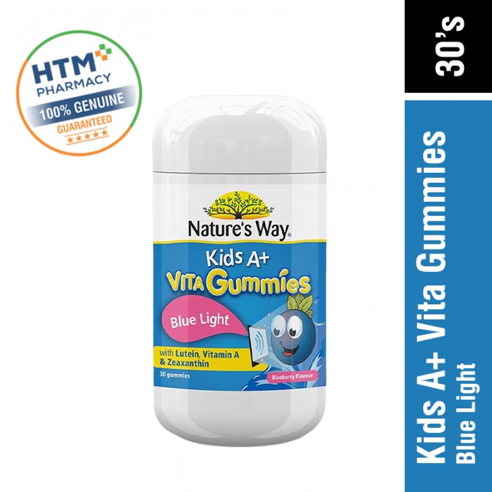 Nature's Way Kids A+ Blue Light 30's - Blueberry