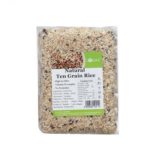 LOHAS Ten Grain Rice 900g [Expiry: 12/2024]